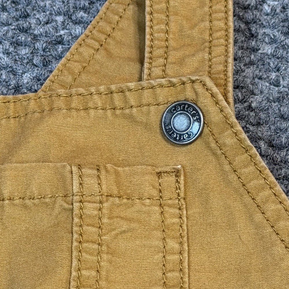 Carter's Tan Unisex Bin Overalls 18 Month Carhartt Brown